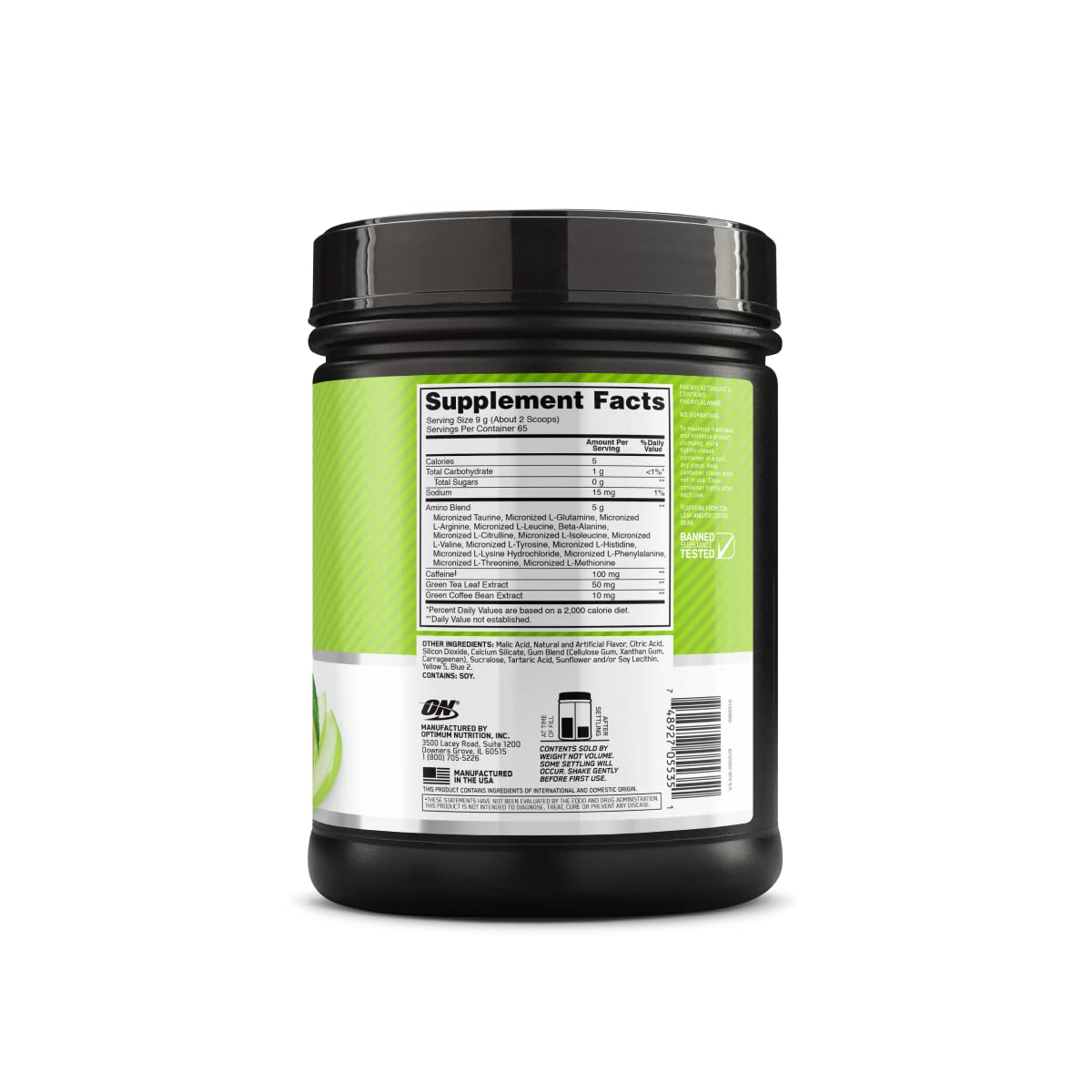 Optimum Nutrition Amino Energy with Green Tea and Green Coffee Extract, Flavor Optimum NutritionBuy Supplements Australia