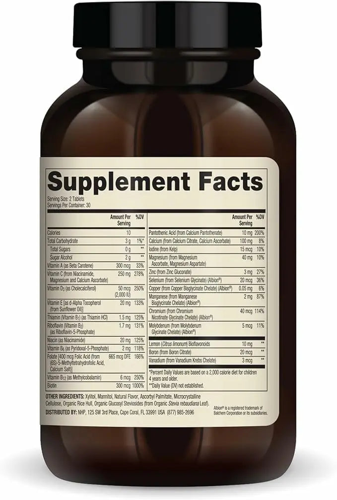 Dr. Mercola Chewable Multivitamin for Kids - 28 Vitamins & Minerals - 0g Sugar - Non-GMO, Gluten-Free & Soy-Free Dr. MercolaBuy Supplements Australia