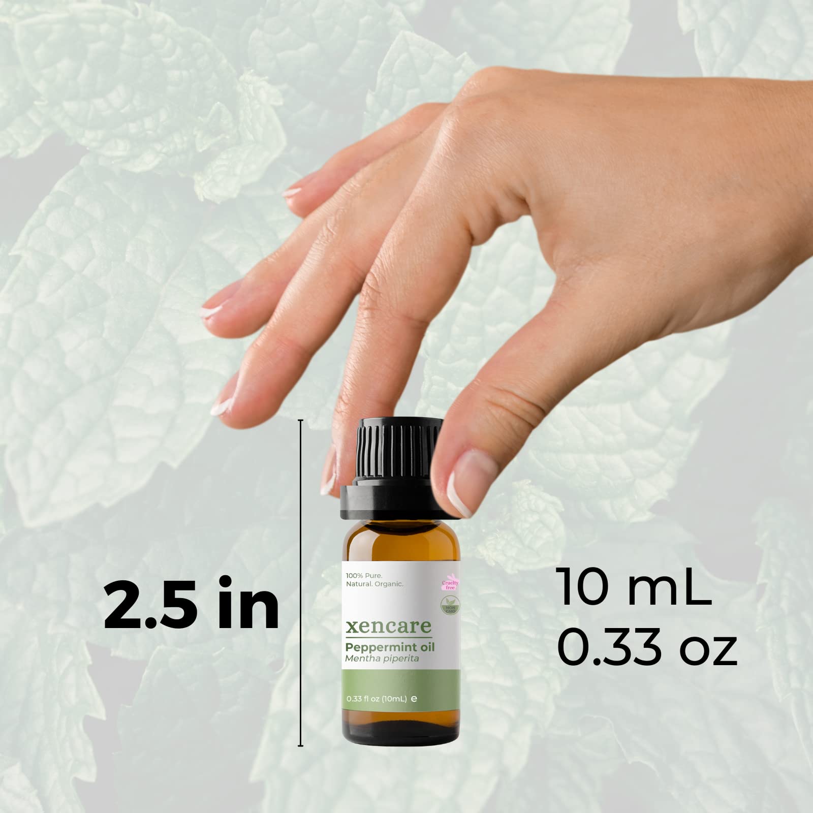xencare Peppermint USDA Organic Food Grade Essential Oil | 100% Pure Natural Undiluted XenCareBuy Supplements Australia