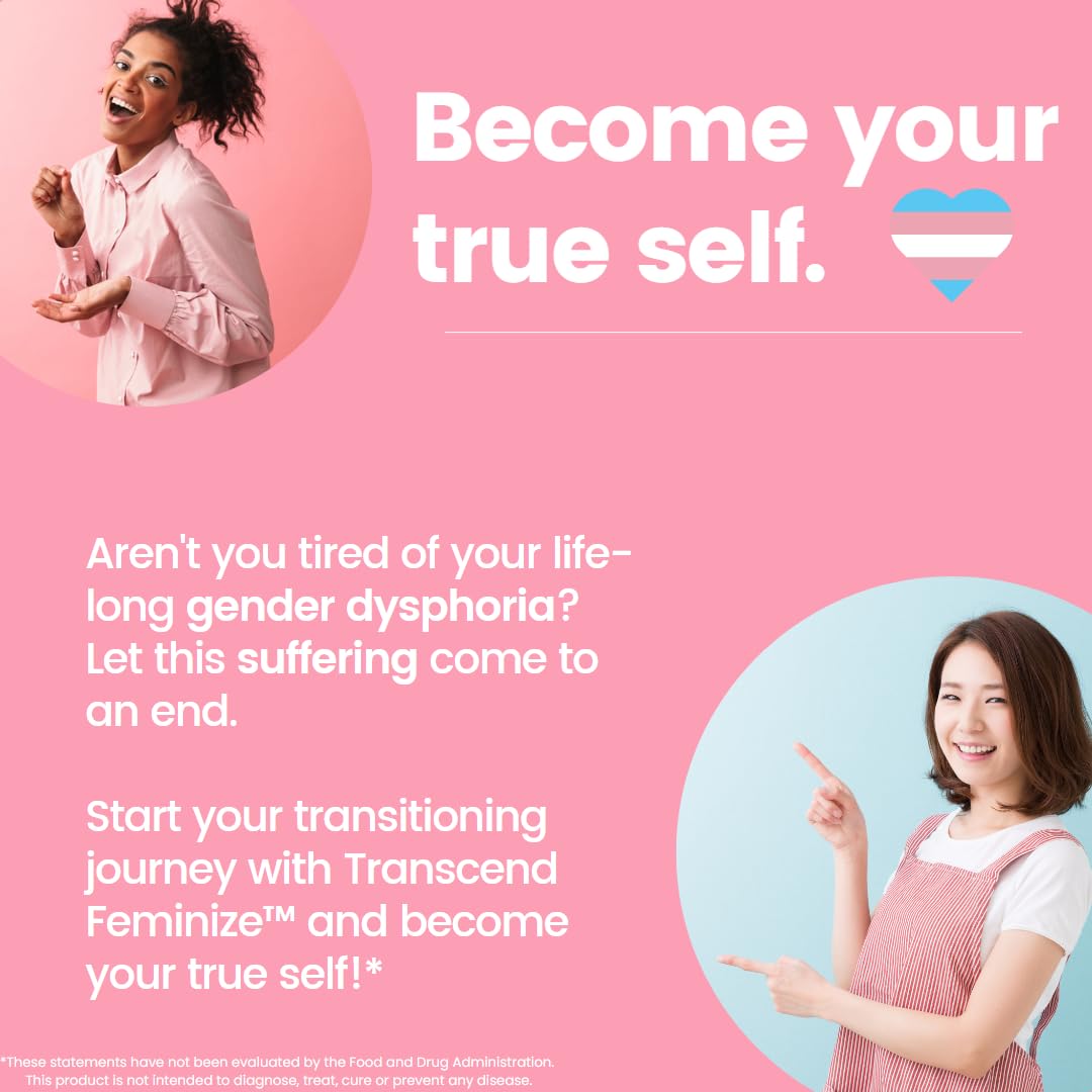 FEMINIZE Transcend HRT Pills for Estrogen - Potent HRT Estrogen Complex - Big Breats Soft Skin Feminizer FEMINIZEBuy Supplements Australia