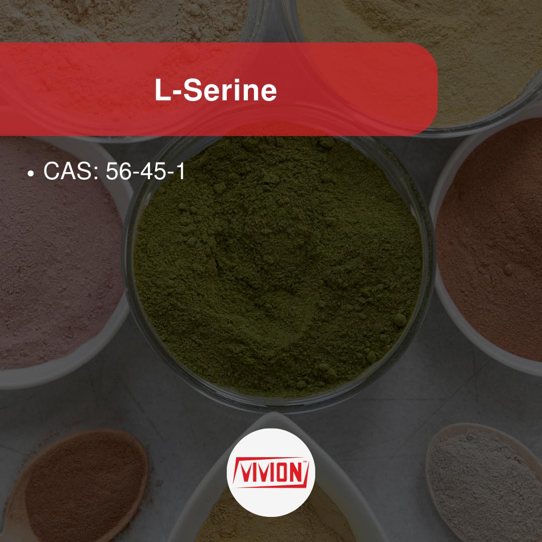 L‑Serine Powder - 1000 Grams - Amino Acid - Powdered for Manufacturing Cognitive Health & Cellular Support Tablet Capsule Formulations - 1 kg (2.2 lb) VivionBuy Supplements Australia