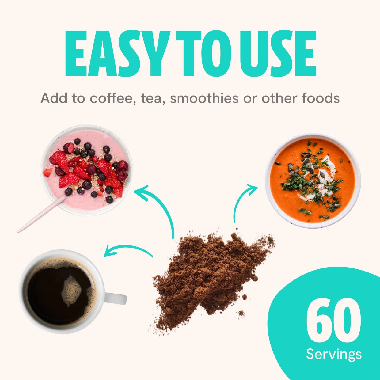 FreshCap Ultimate Mushroom Complex Powder - Lions Mane, Reishi, Cordyceps, Chaga FreshCap MushroomsBuy Supplements Australia