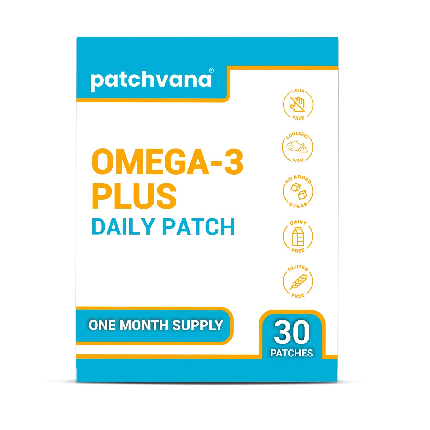 Patchvana Omega 3 Patch for Women & Men, 1 Month Supply, 30 Patches PatchvanaBuy Supplements Australia