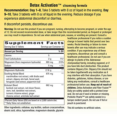 Nature's Way Whole Body Cleanse Complete, 10 Day Detox Cleansing System Kit with Probiotics Enzymatic TherapyBuy Supplements Australia