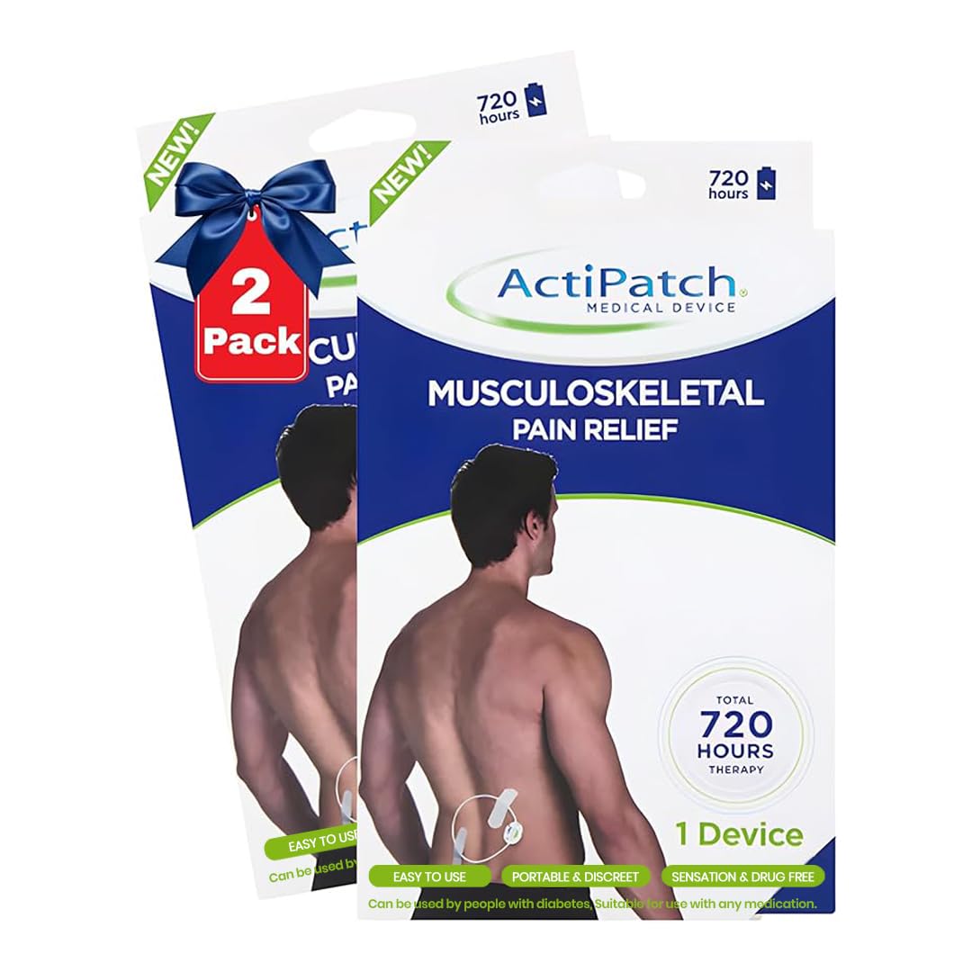Mint Bucket ActiPatch Wearable Pain-Relief Device, 2-Pack Bundle – Pulsed Shortwave Therapy Loop for Back, Knee, Hip & Joint Discomfort, Long Lasting Leg Pain Relief Product Mint Bucket BrandsBuy Supplements Australia