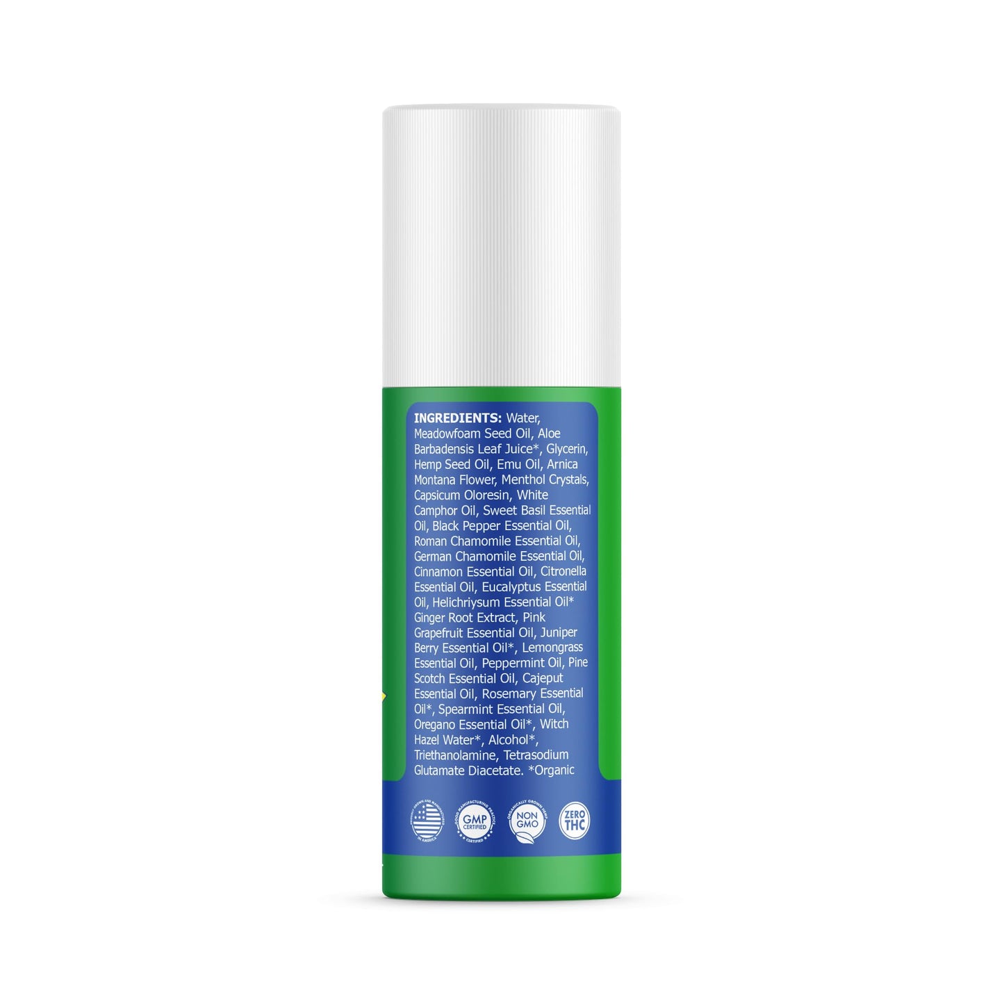 Hemp Emu - Hemp Roll On Gel - Muscle Rub for Back & Joint Discomfort - Soothing Gel with Organic Hemp Oil, Emu Oil, Menthol, Eucalyptus, Aloe Vera Hemp EmuBuy Supplements Australia