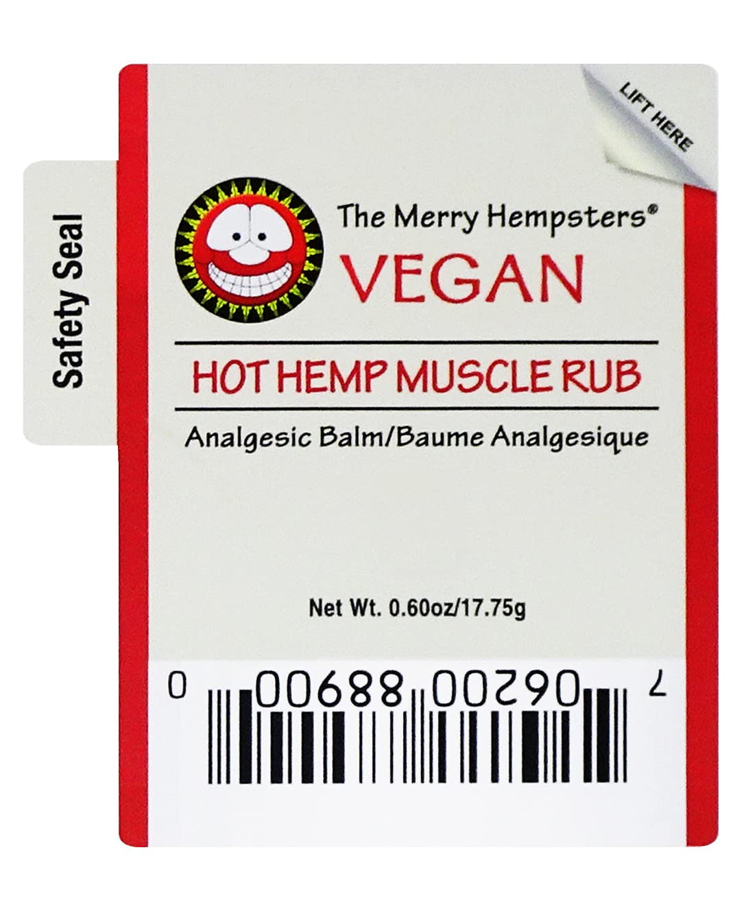 The Merry Hempsters Hot Hemp Muscle Rub Gravity Display Case (12 Tubes) The Merry HempstersBuy Supplements Australia