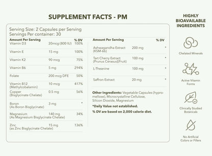 CASIDOR - Dominus MULTIVITAMINS for Men + Performance Formula | AM + PM | – 30 Days Serving | Energy, Performance, Recovery & Sleep CASIDORBuy Supplements Australia