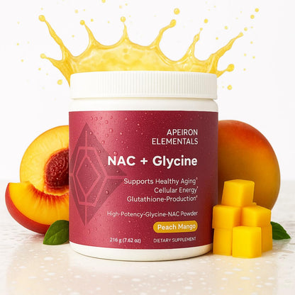 Apeiron Elementals NAC + Glycine Powder - 2500mg - Glutathione Production, Immune Support, & Cellular Energy Apeiron ElementalsBuy Supplements Australia