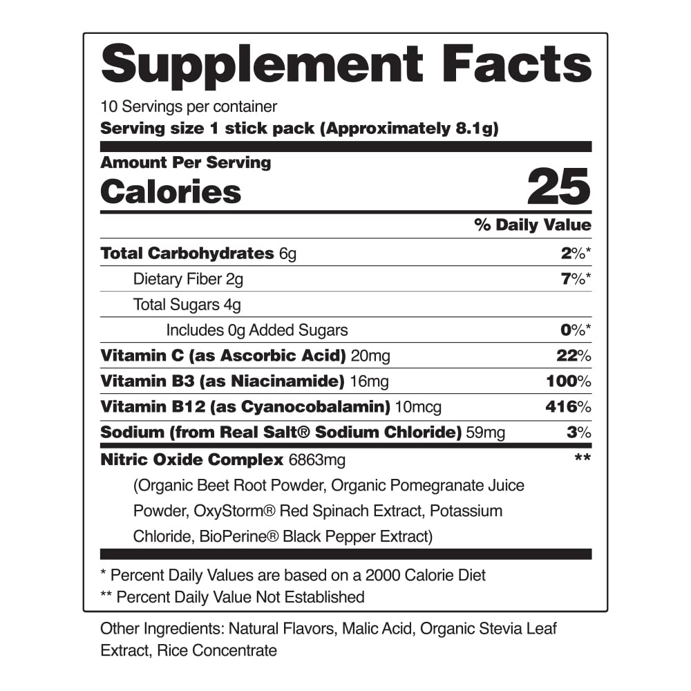 Snap Supplements Nitric Oxide Organic Beet Root Powder, Circulation Superfood On-The-Go Snap SupplementsBuy Supplements Australia