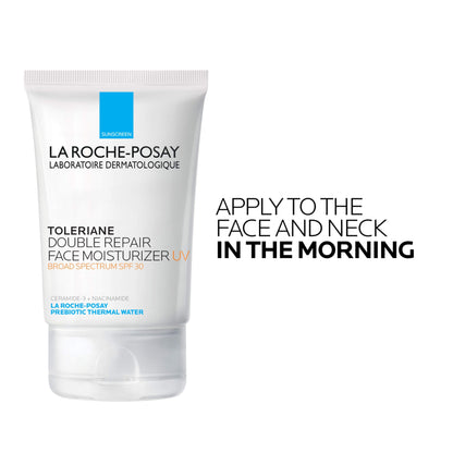 La Roche-Posay Toleriane Double Repair UV SPF Moisturizer for Face, Daily Facial Moisturizer with Sunscreen SPF 30