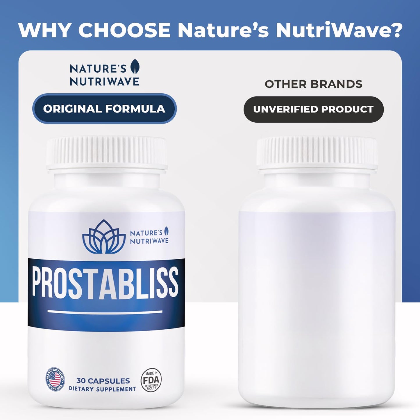 Prostabliss – 100% Natural Herbal Supplement with Zinc, Green Tea, Milk Thistle & Ginseng – Made in USA – 30 Capsules, 1 Month Supply Nature’s NutriWaveBuy Supplements Australia