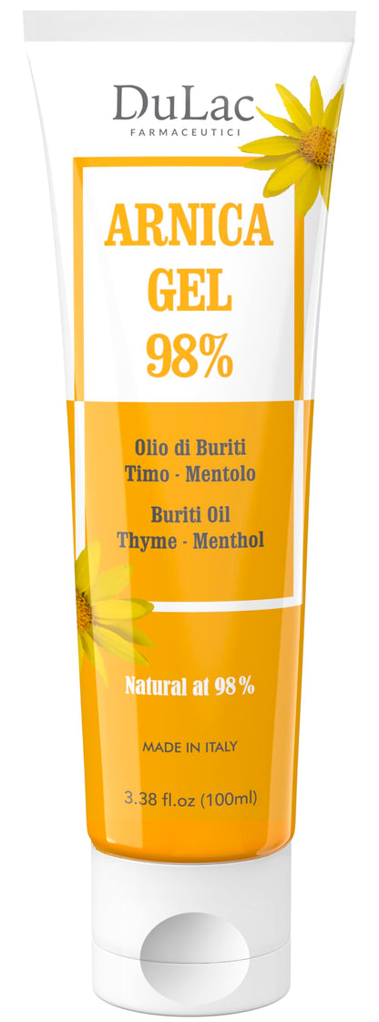 Dulac Arnica Body Massage Gel – Water-Based Cosmetic Massage Gel with Arnica Montana, Fast-Absorbing Lightweight Texture, Non-Greasy Feel, Dermatologically Tested, 3.38 Fl Oz DULÀC FARMACEUTICI 1982Buy Supplements Australia