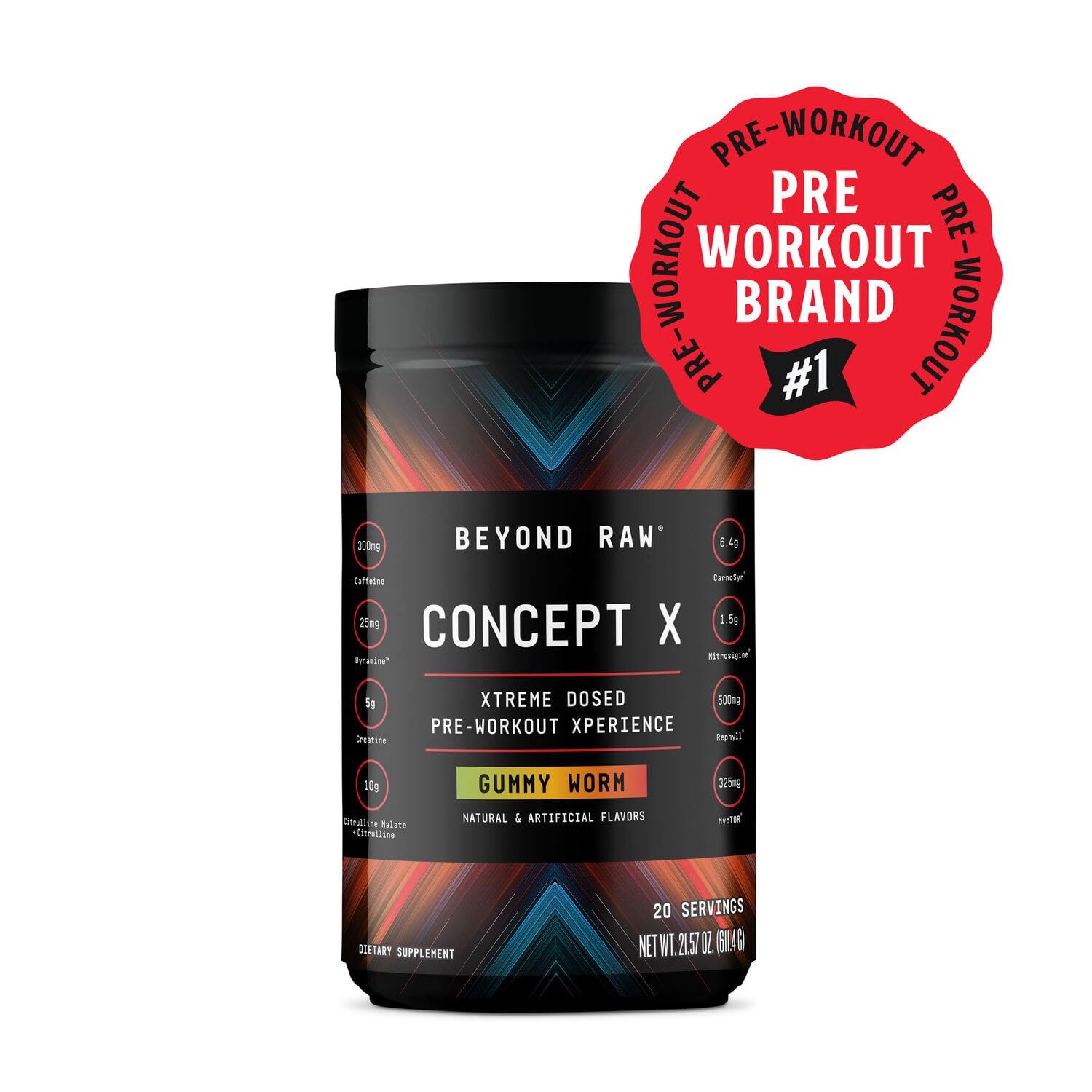 Beyond Raw Concept X - Gummy Worm - 20.76 oz. BEYOND RAWBuy Supplements Australia