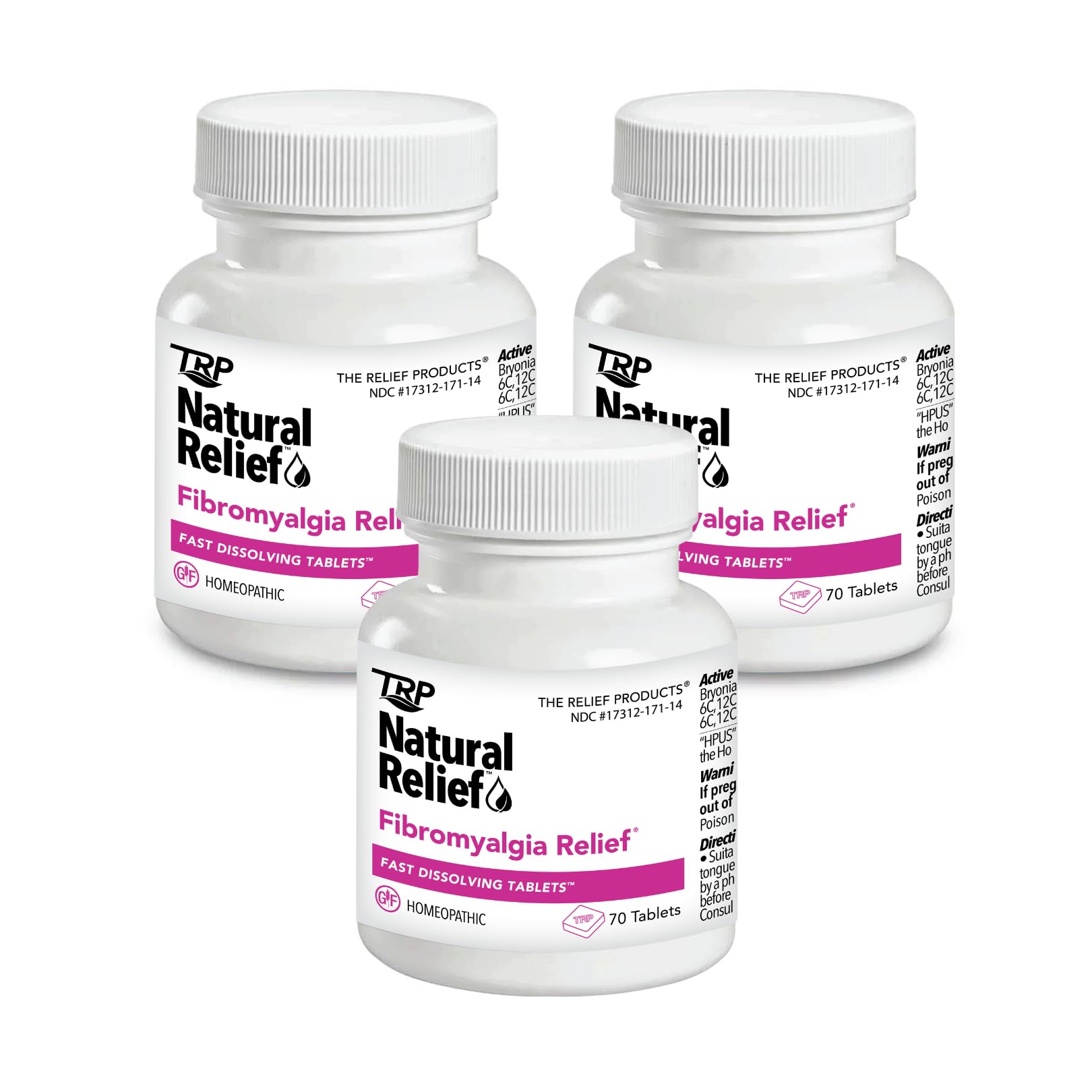 Fibromyalgia Relief for Temporary Relief of Muscle Soreness Discomfort Tenderness Difficulty Moving Joint Pain (3 Pack) TRP THE RELIEF PRODUCTSBuy Supplements Australia