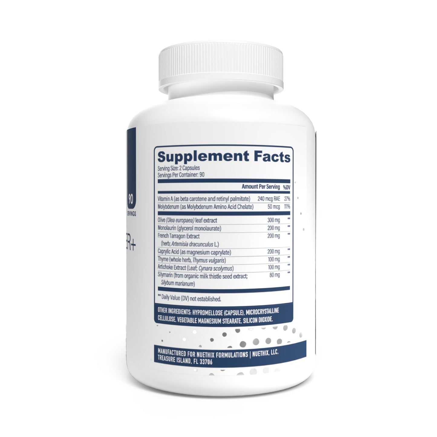 NuEthix Formulations Gut Defender+ Microbiome Balance Dietary Supplement, 180 Capsules, 90 Servings NuEthix FormulationsBuy Supplements Australia