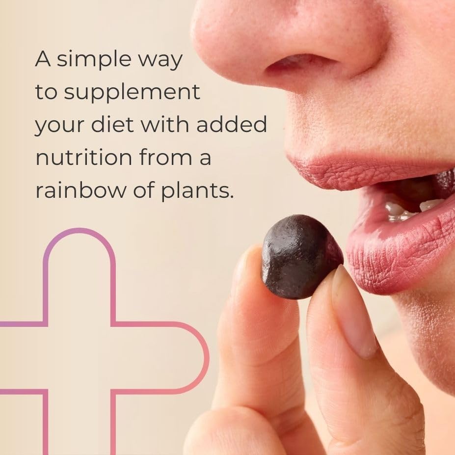 Juice Plus+ Fruit, Vegetable & Berry Blend Soft Chews (Chewables) - 30 Plant-Based Ingredients! Vegan Gummies for Kids & Adults - Gluten-Free, Non-GMO, No HFCS - Prepacked 3 Pouches (30 Chews Each) Juice Plus+Buy Supplements Australia