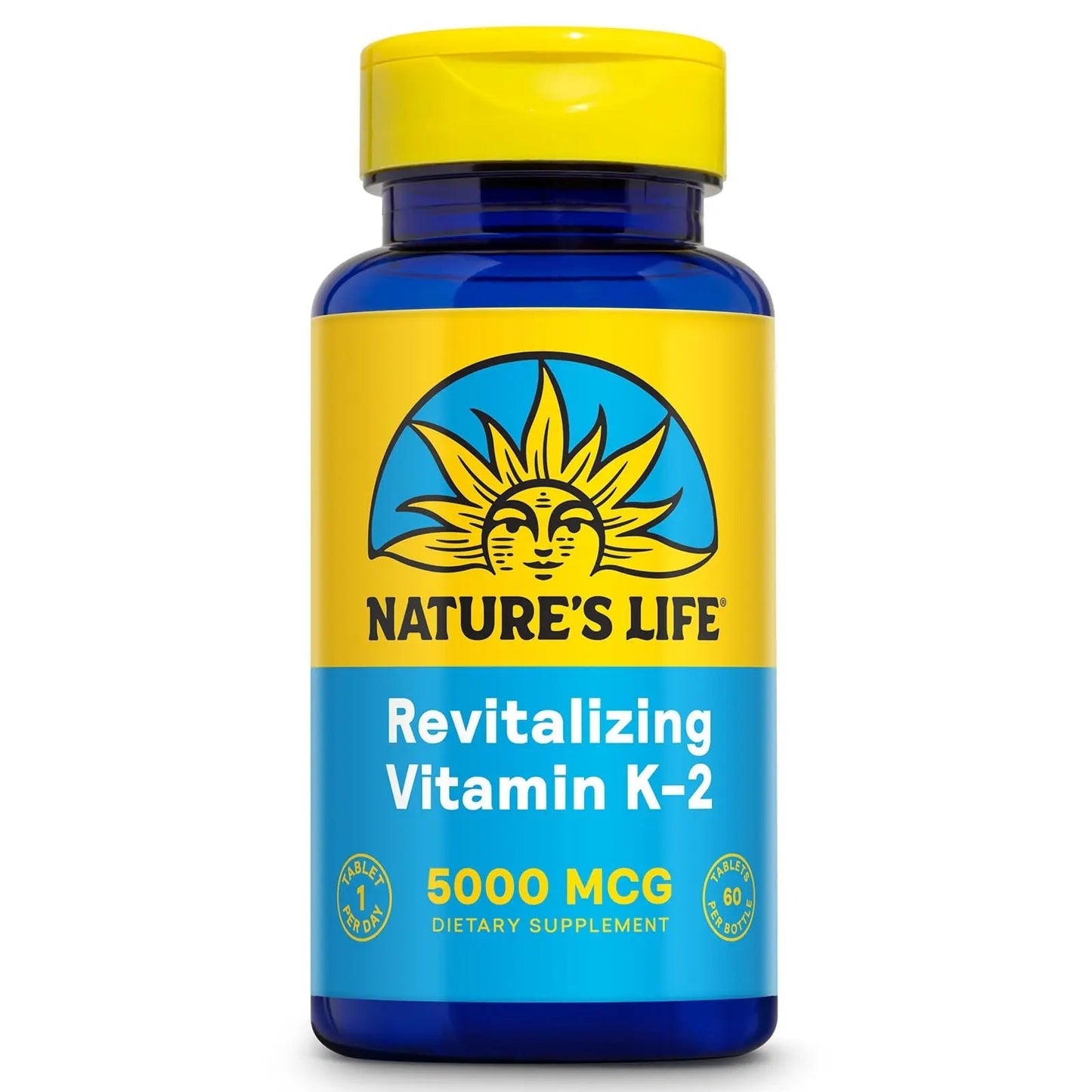 Nature's Life Revitalizing Vitamin K2 - Bone Health, Artery and Heart Health Support - High Potency Vitamin K Supplement as Vitamin K2 MK4 Nature's LifeBuy Supplements Australia