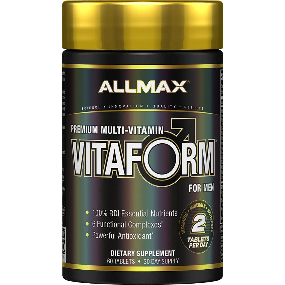 ALLMAX Nutrition Premium Vitaform, Performance Vitamin for Men, 60 Tablets ALLMAXBuy Supplements Australia