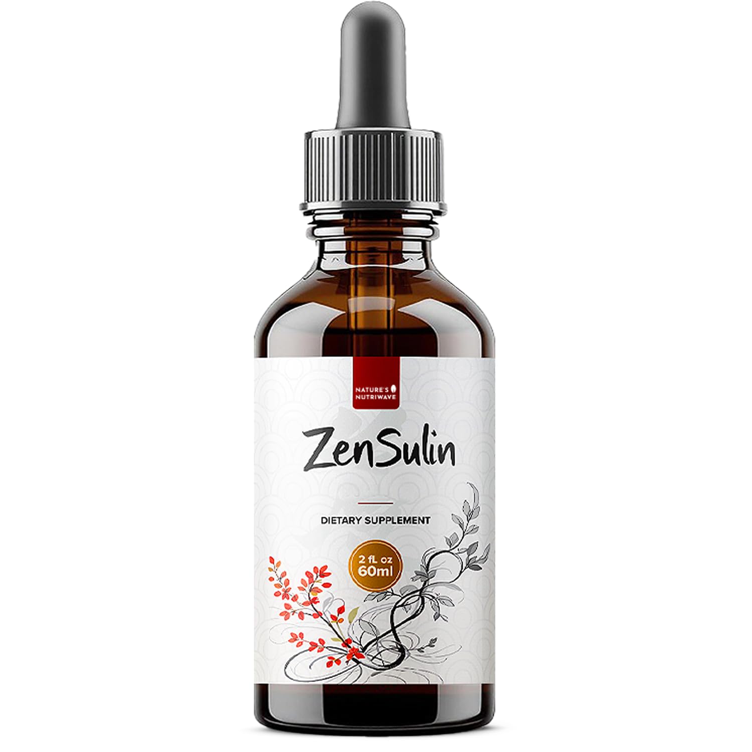 Nature’s NutriWave ZenSulin – Natural Liquid Supplement with Cinnamon, Licorice Root, Turmeric & More – 60ml, 1 Month Supply – Non-GMO, Gluten-Free, Made in USA Nature’s NutriWaveBuy Supplements Australia