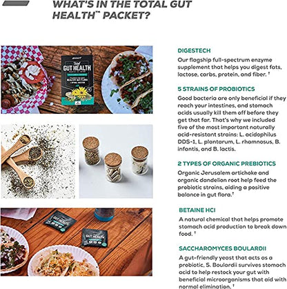 ONNIT Total Gut Health - Complete Probiotics & Digestive Enzyme Supplement ONNITBuy Supplements Australia