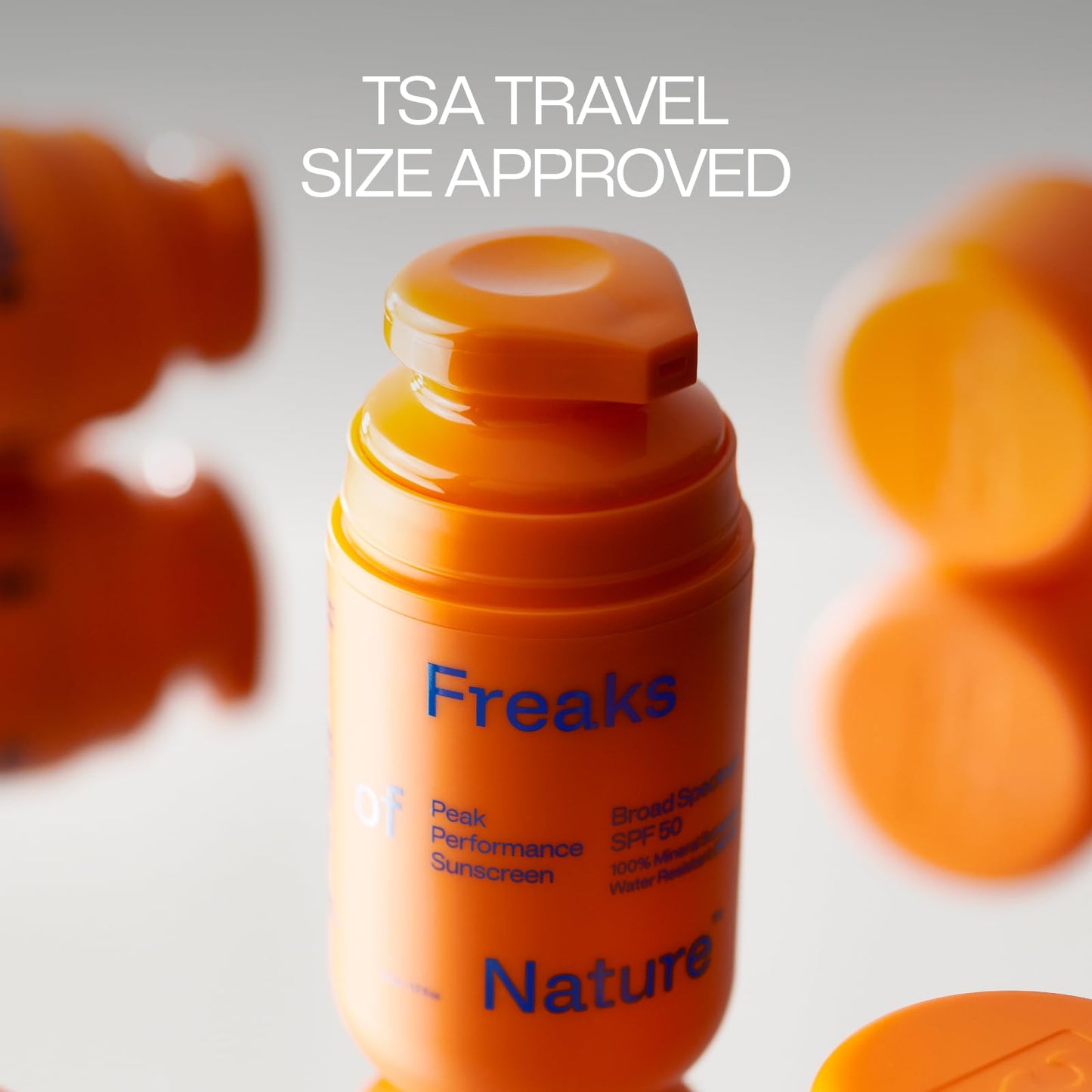 Freaks of Nature Peak Performance SPF 50 | 100% Mineral Sunscreen | Lightweight, Fast-Absorbing, 80-Min Water-Resistant | Plant-Based, Eco-Friendly, Reef-Safe, Cruelty-Free | All Skin Types| 1.7 oz Freaks of NatureBuy Supplements Australia
