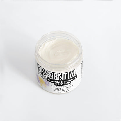 Nessential Skin Muscle Recovery Remedy with Essential Oils, Intense Hydration Cream, Natural Ingredients, Aloe, Grapeseed, Coconut, Shea Butter, 4 oz Nessential SkinBuy Supplements Australia