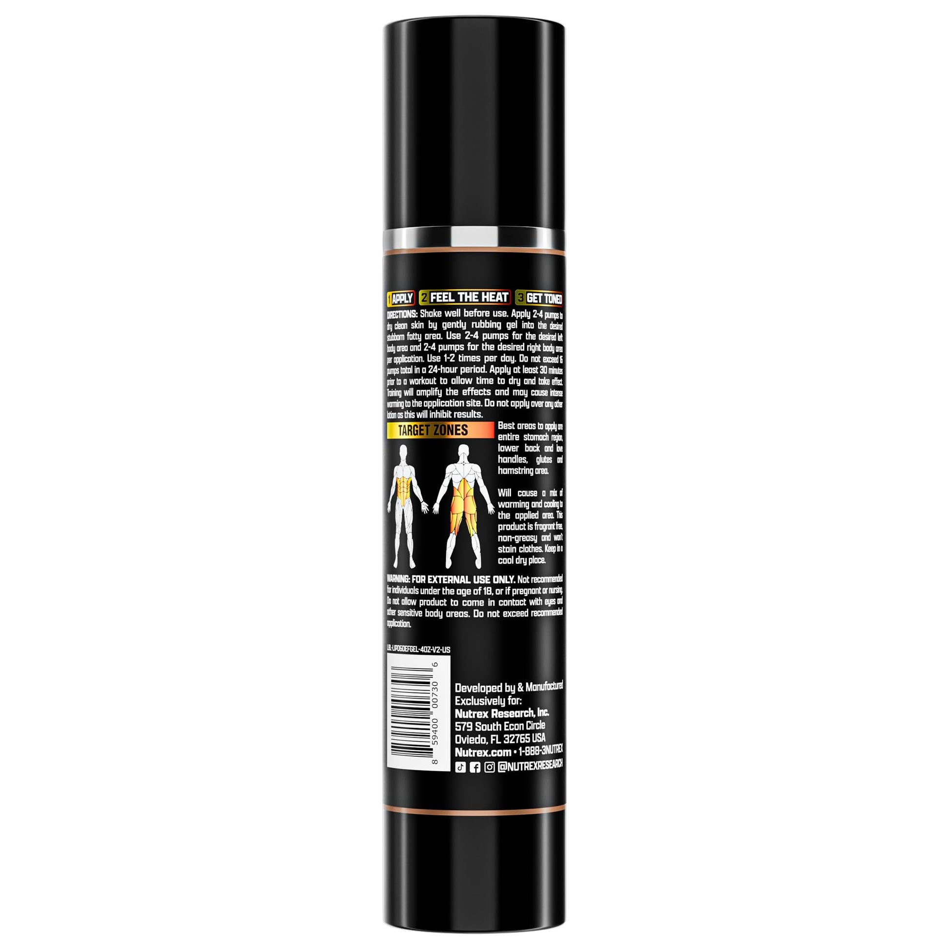 Lipo 6 Defining Gel Fast Acting Fat Burning Cream for Men & Women | Targets Stubborn Nutrex ResearchBuy Supplements Australia