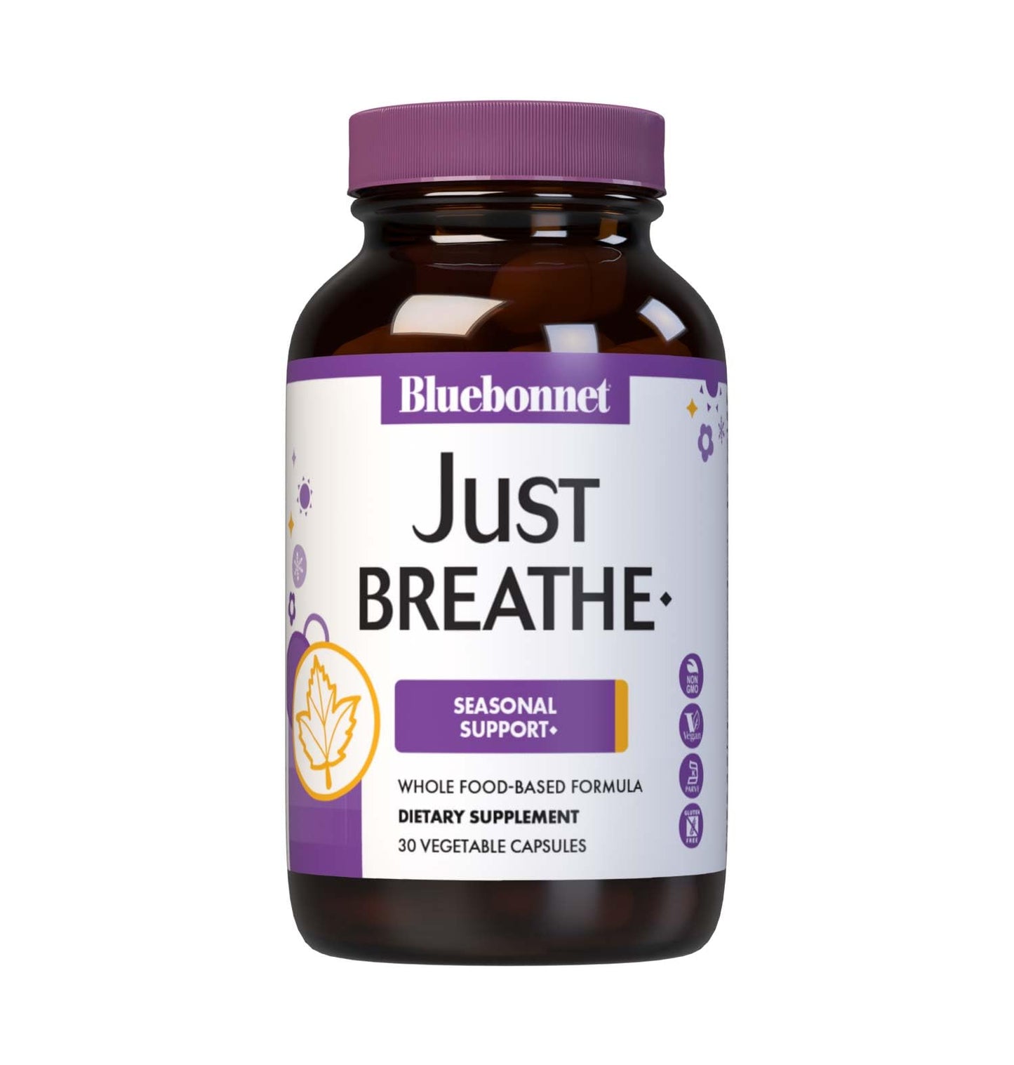 Bluebonnet Nutrition JustBreathe, Seasonal Support*, Non-GMO, Kosher Certified, Gluten-Free, Soy-Free, Dairy-Free, 30 Vegetable Capsules, 15 Servings BlueBonnetBuy Supplements Australia
