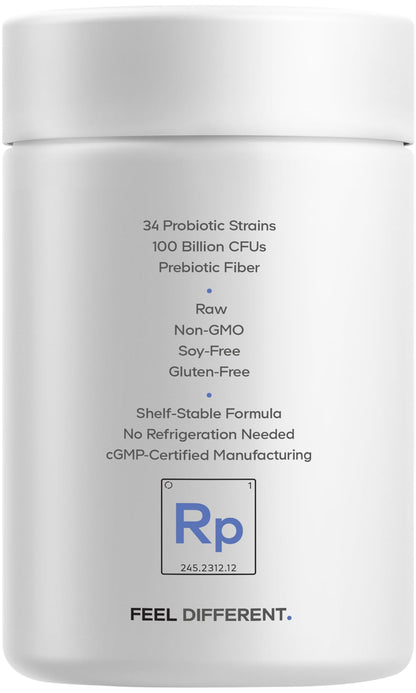 Codeage Raw Probiotic+ Supplement - 34 Probiotic Strains, 100 Billion CFUs, Raw Whole Food Probiotics, Digestive Enzymes, Raw Fruits & Veggies Prebiotics - Wild Kefir Culture - Non-GMO - 30 Capsules CodeageBuy Supplements Australia
