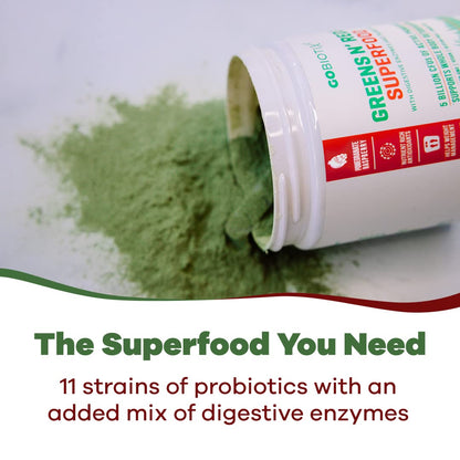 GOBIOTIX Super Greens Powder with Organic Spirulina - Superfood Supplement GOBIOTIXBuy Supplements Australia
