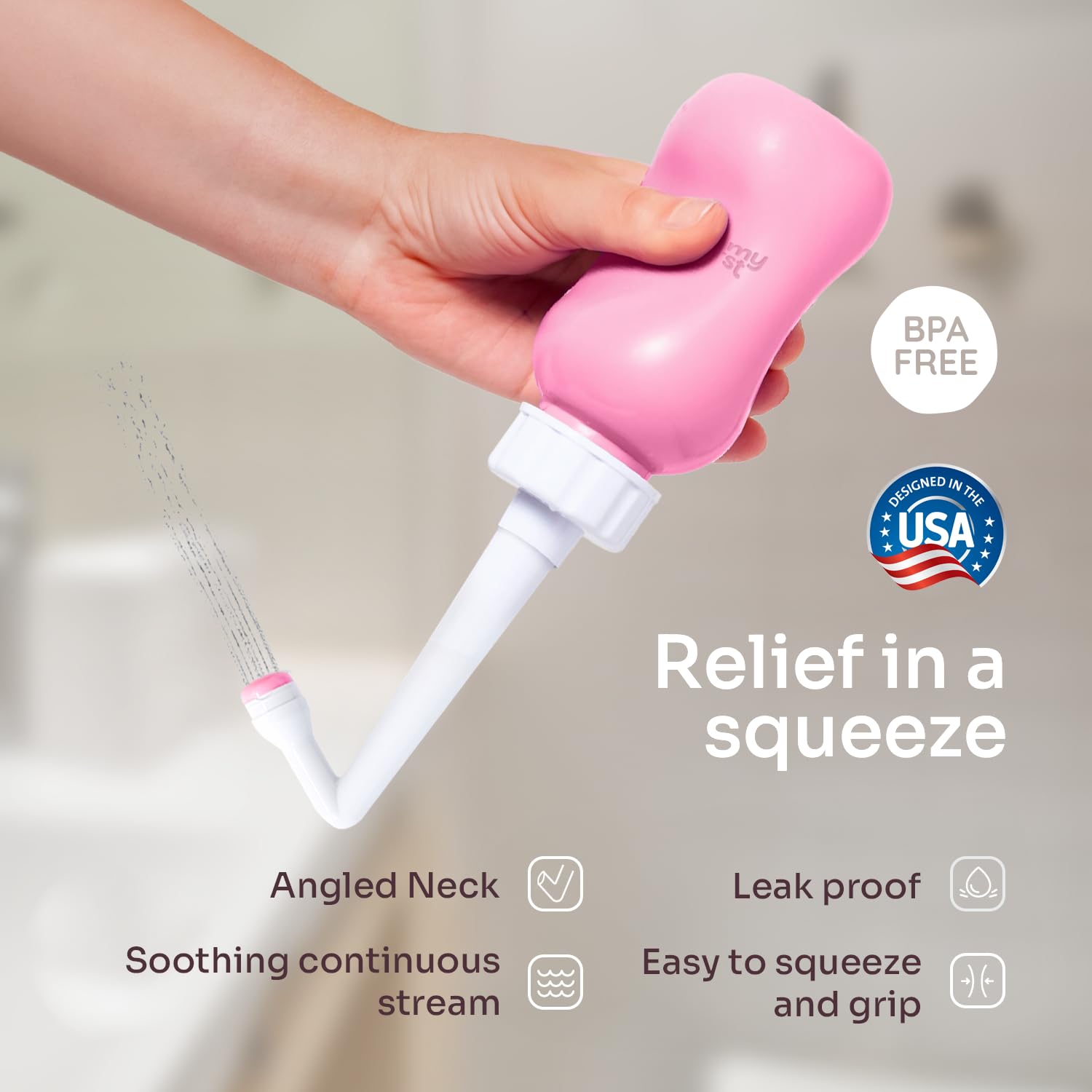 Peri Bottle for Postpartum Care from Mommy First™ | Upside Down Bottle for Perineal Cleansing and Recovery Mommy FirstBuy Supplements Australia