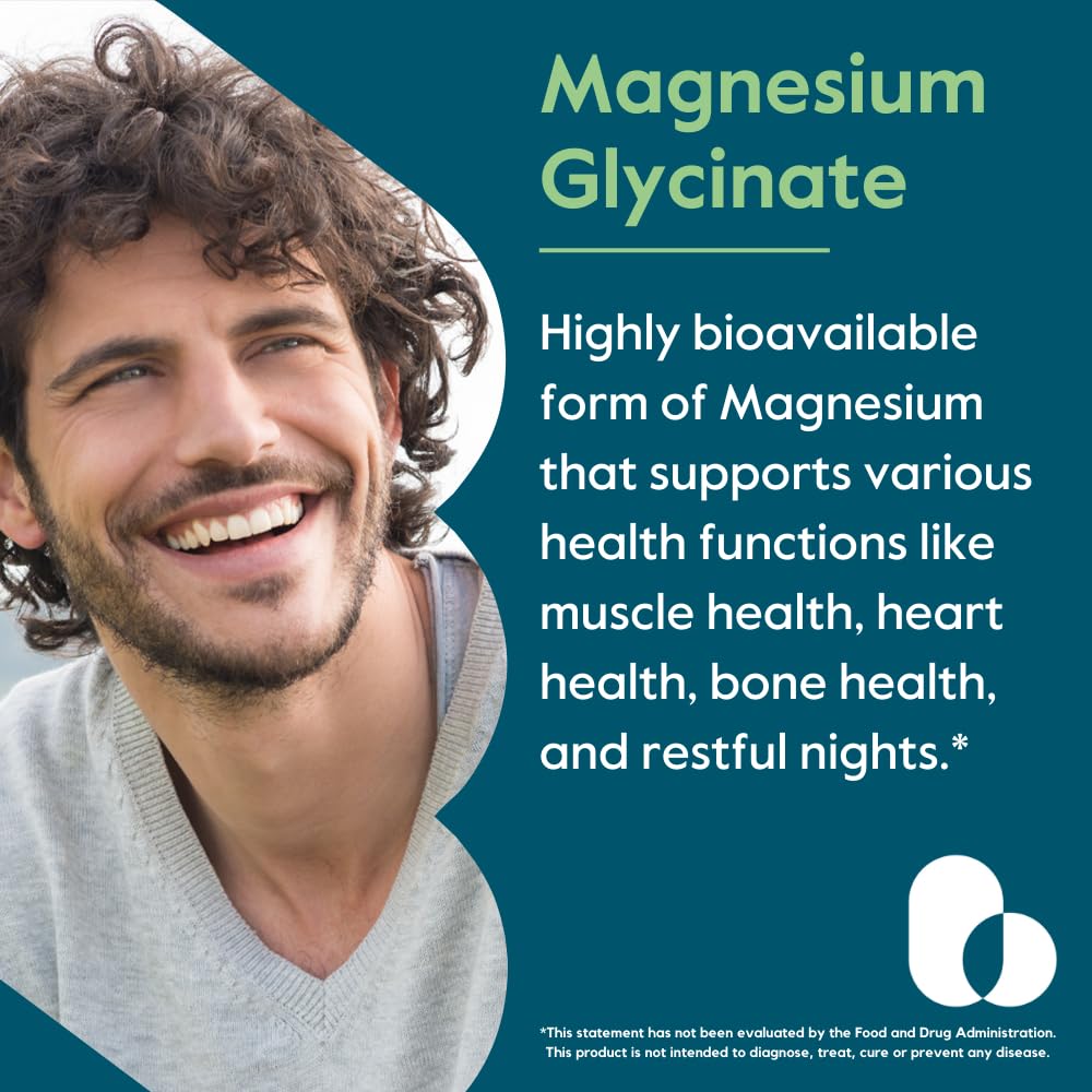 BESTVITE Filler-Free Magnesium Glycinate - 400mg of Magnesium per Serving (240 Veg Caps)- Chelated Bisglycinate for Muscle, Relaxation, Stress & Sleep Support* - For Men & Women - No Stearates - Vegan BESTVITEBuy Supplements Australia