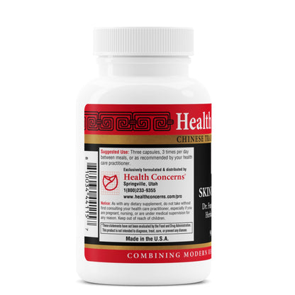 Health Concerns Skin Balance – Herbal Supplement for Skin Support, Itching Relief, & Circulation – Chinese Herbal Supplements for Men & Women – Skullcap, Dong Quai, Coptis Root - 90 Capsules Health ConcernsBuy Supplements Australia