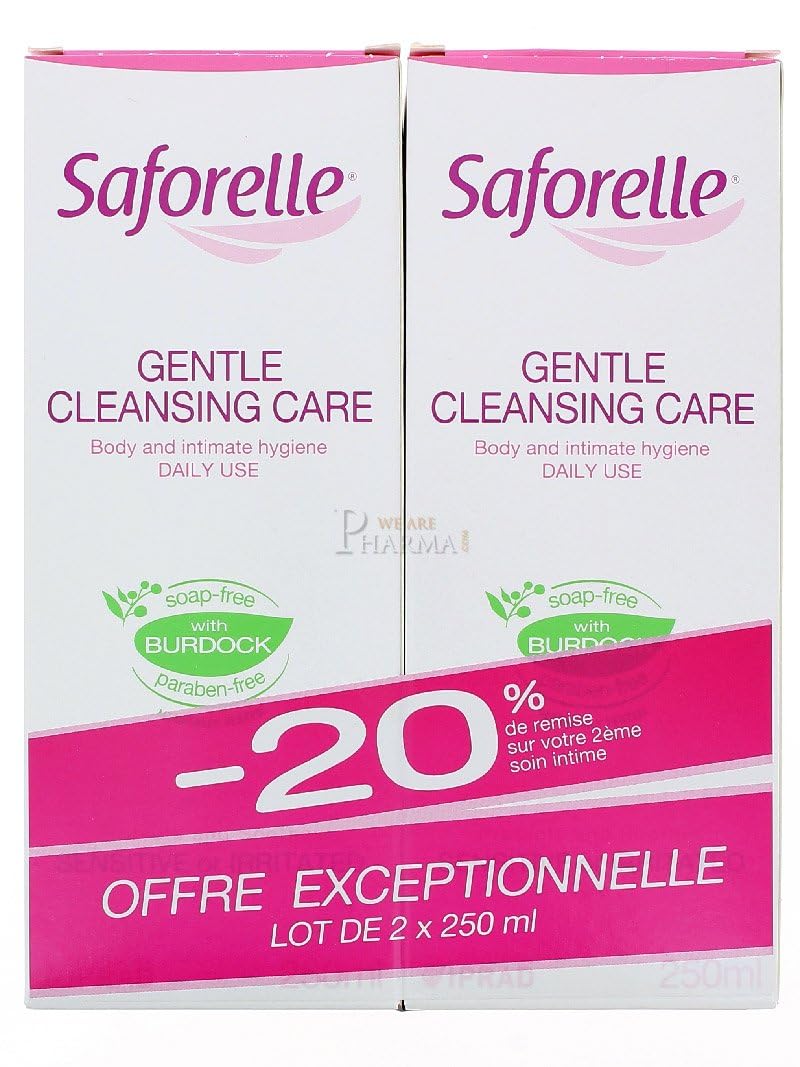 Saforelle Gentle Cleansing Care 2X250ml SaforelleBuy Supplements Australia
