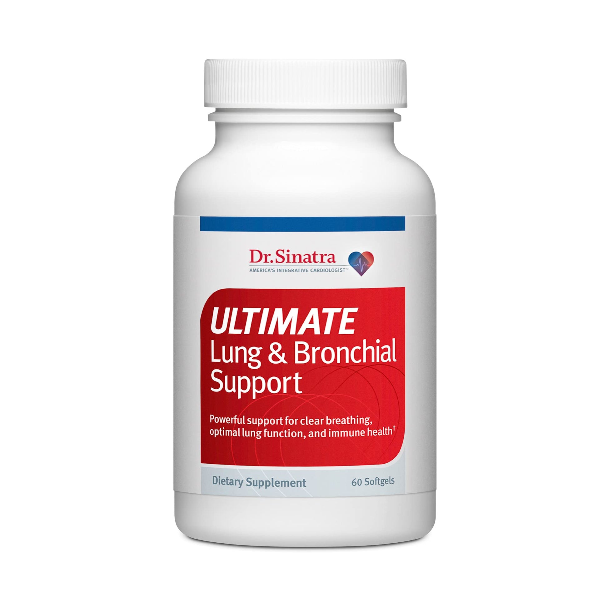 Dr. Sinatra Ultimate Lung & Bronchial Support Supplement for Lung Health, Clear Breathing, Immune and Heart Health, and Seasonal Respiratory Challenge Support (60 Capsules, 30-Day Supply) Dr. SinatraBuy Supplements Australia