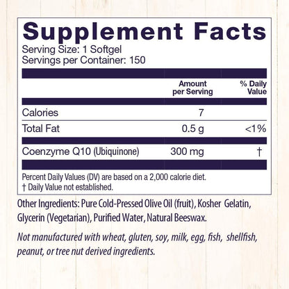 Healthy Origins CoQ10 (Kaneka Q10), 300 mg - Heart Health & Energy Supplement Healthy OriginsBuy Supplements Australia