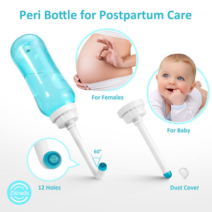 Peri Bottle Zitrads, Squeeze-Free Portable Bidet for Postpartum Essentials, Peri Bottles ZitradsBuy Supplements Australia