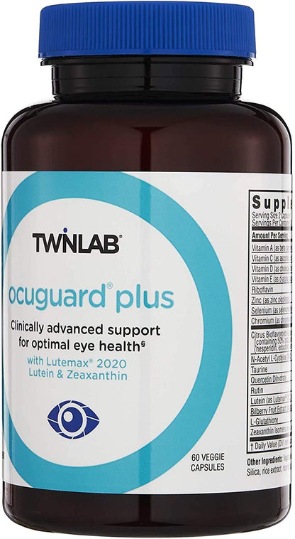 Twinlab Ocuguard Plus - Eye Supplement with Zinc, Vitamin A, C & D - 60 Veggie Capsules TwinlabBuy Supplements Australia