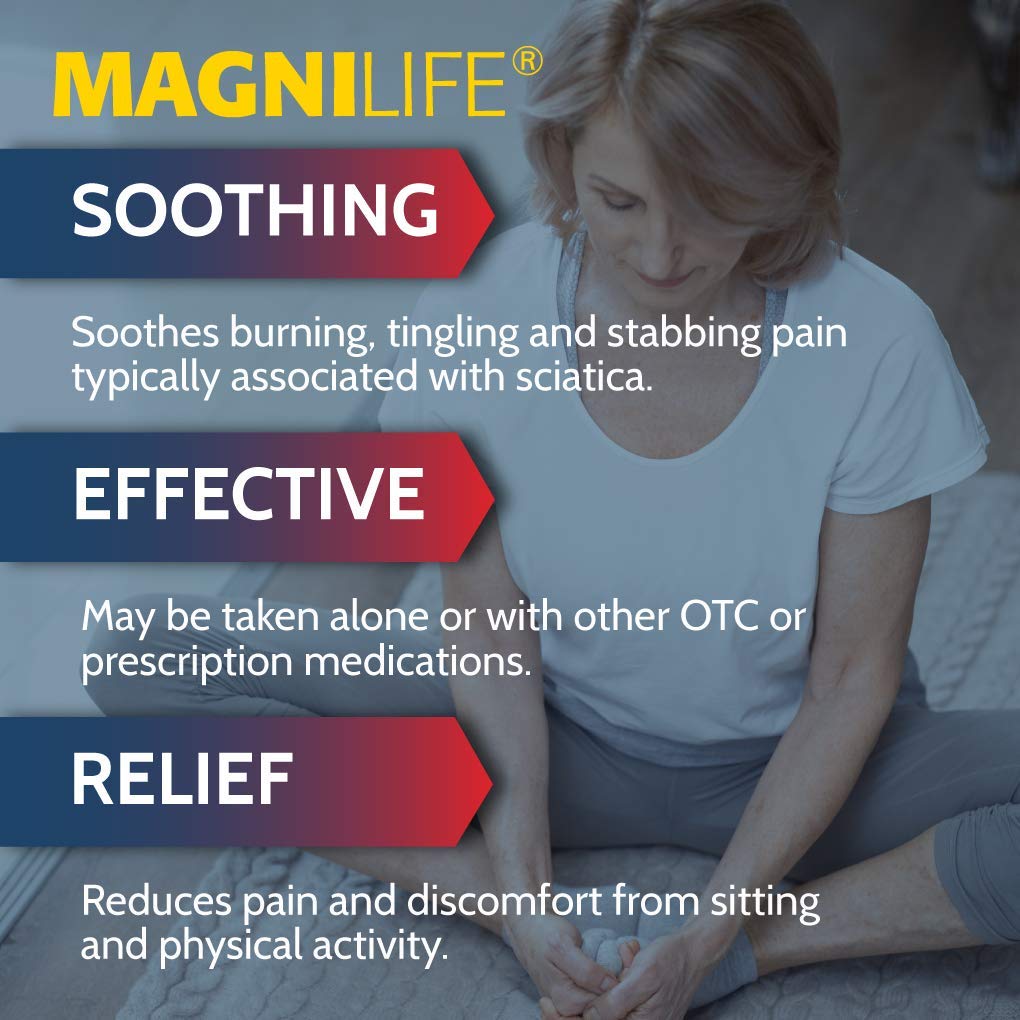 MagniLife Leg & Back Pain Relief Tablets,125 Ct, Fast-Acting Pain Relief Naturally Soothes Burning, Tingling & Stabbing Aches, Symptomatic or Preventative, Non-Habit Forming Quick-Dissolve Tablets MagniLifeBuy Supplements Australia