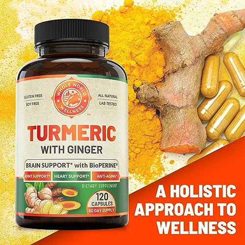 Organic Turmeric Curcumin with Ginger and Black Pepper for Max Absorption WHOLE WORLD WELLNESSBuy Supplements Australia