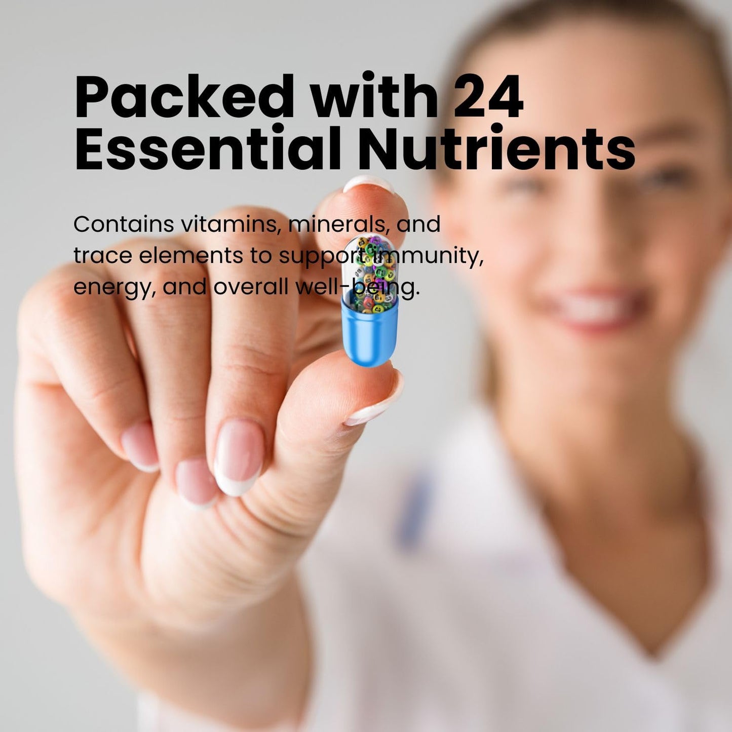 Fruits and Veggies Supplement, 36 Fruits & Vegetables with 24 Essential Vitamins, Minerals & Trace Elements,High in Fiber for Digestion & Constipation Relief,Daily Nutritional Support,120 Capsules aegabeBuy Supplements Australia