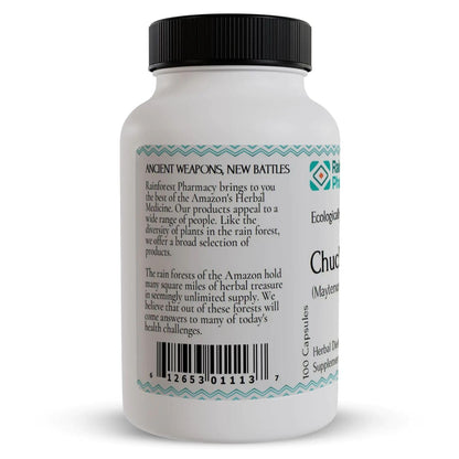 Rainforest Pharmacy Chuchuhuasi Herbal Supplement – 100 Vegetable Capsules, 500mg, Non-GMO, Sustainable, Ecologically Wildcrafted Amazon Rainforest Chuchuhuasi Bark Rainforest PharmacyBuy Supplements Australia