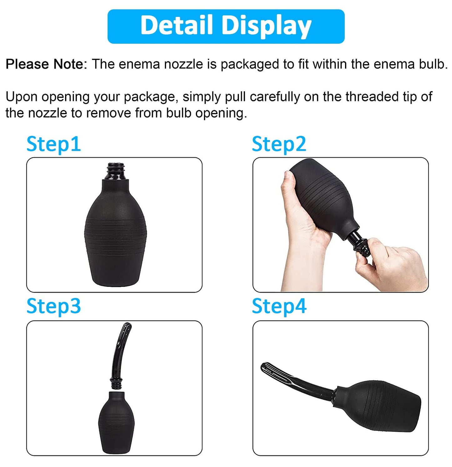 Clean and Healthy Anal Douche for Women,Shower Enema Bulb Cleaner Wash Flusher System ShowvigorBuy Supplements Australia