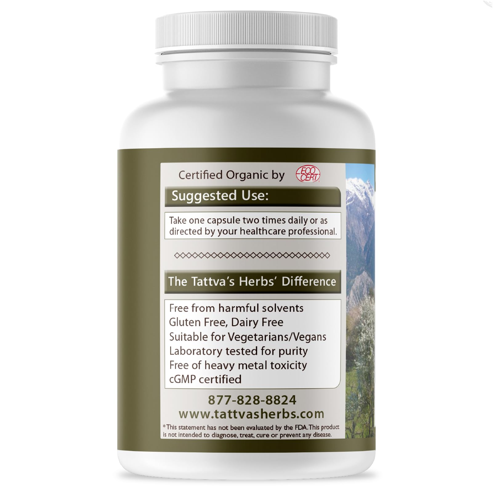 Tattva's Herbs Cardiopure Herbal Ayurvedic Supplement Vegetarian Capsules, Ashwagandha, Rauwolfia, & Arjuna Full Spectrum Co2 Extracts, Veggie Capsules, 240 Count, 25 Years of Premium Service Tattva's HerbsBuy Supplements Australia