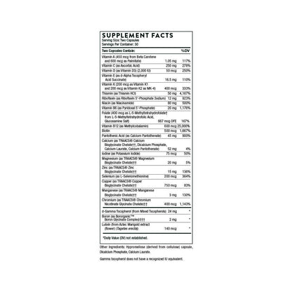 THORNE Basic Nutrients 2/Day - Comprehensive Daily Multivitamin with Optimal Bioavailab THORNEBuy Supplements Australia