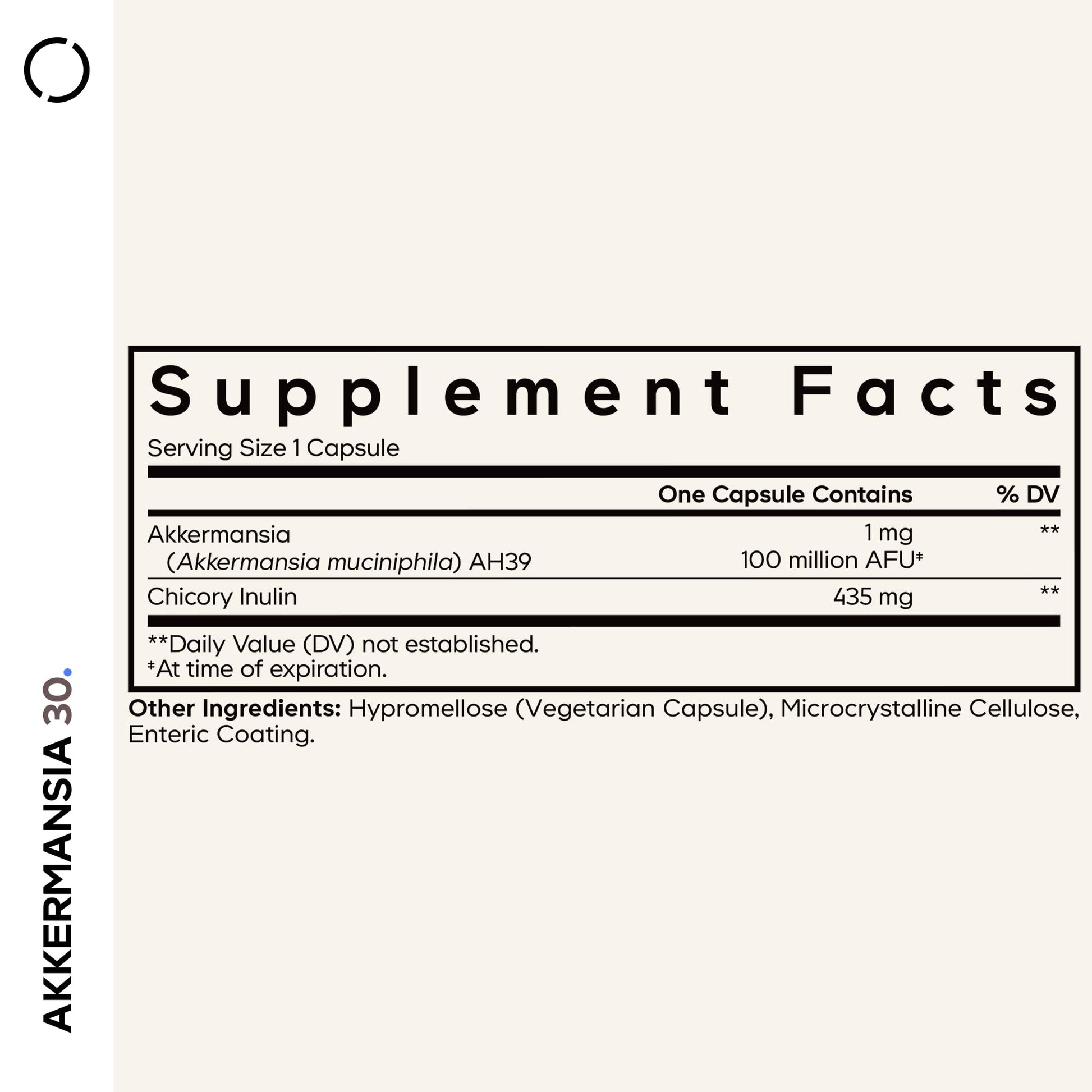 Codeage Akkermansia Synbiotic Supplement - 100 Million AFU Akkermansia Probiotic & Chicory Inulin Prebiotic - Chicory Root - 1 Capsule Per Serving - Non-GMO, Gluten-Free - 30 Capsules CodeageBuy Supplements Australia