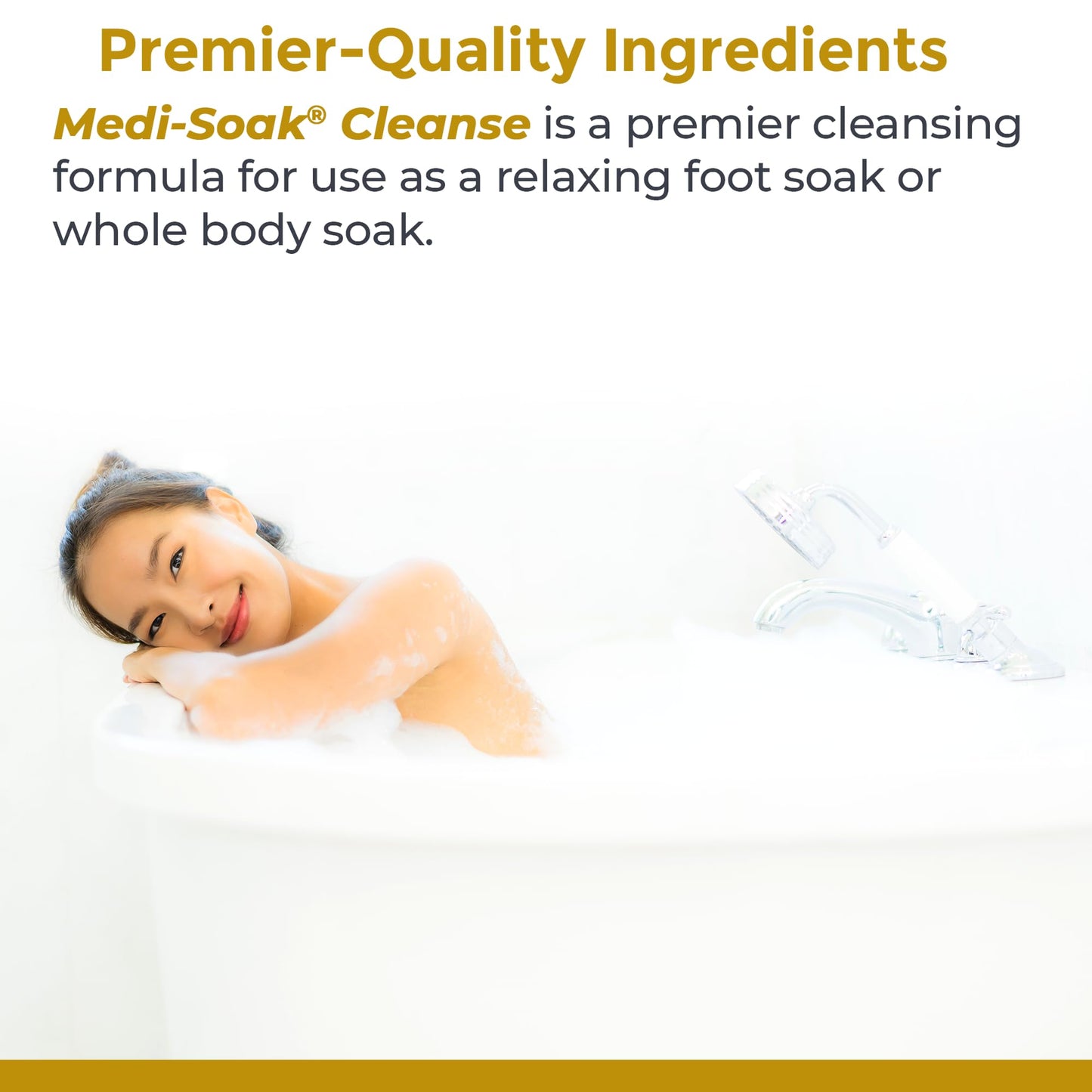 Premier Research Labs Medi-Soak - Bath Salts for Foot and Body Soak, Sea Salt Bath for Women and Men, Relaxing Mineral Bath Soak, Gentle Exfoliant, Organic, Vegan, No Added Fillers - 2 Lb Premier Research LabsBuy Supplements Australia