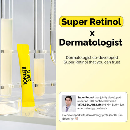 VITALBEAUTIE Super Retinol - Ingestible Liposomal Retinol & Vitamin C 1000mg Powder - Vegan K-Beauty Skin Supplement for Radiant Glass Skin & Tone, Dark Spot Care, 30 Packets VITALBEAUTIEBuy Supplements Australia