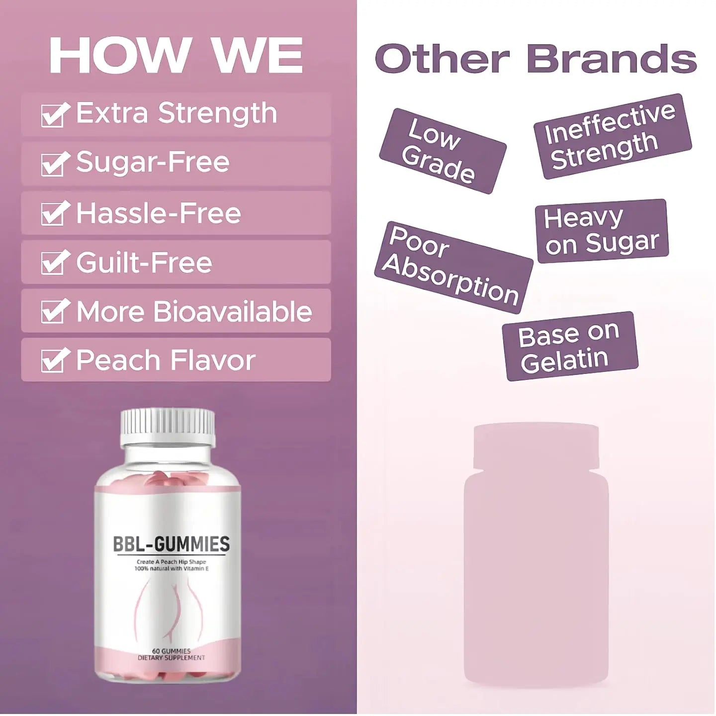 BBL Extreme Vitamins for Women Gummies + Power Boost Gummies & Immune Support Healthcare Dietary Supplement KuasarvitaBuy Supplements Australia